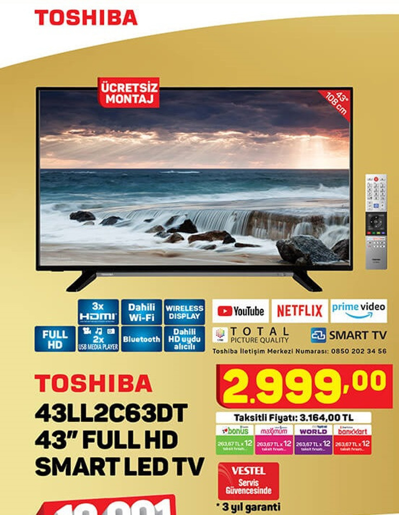 A101 18 Şubat 2021 - Uygun fiyatlı TV, tablet ve telefon fırsatı! - Resim : 2