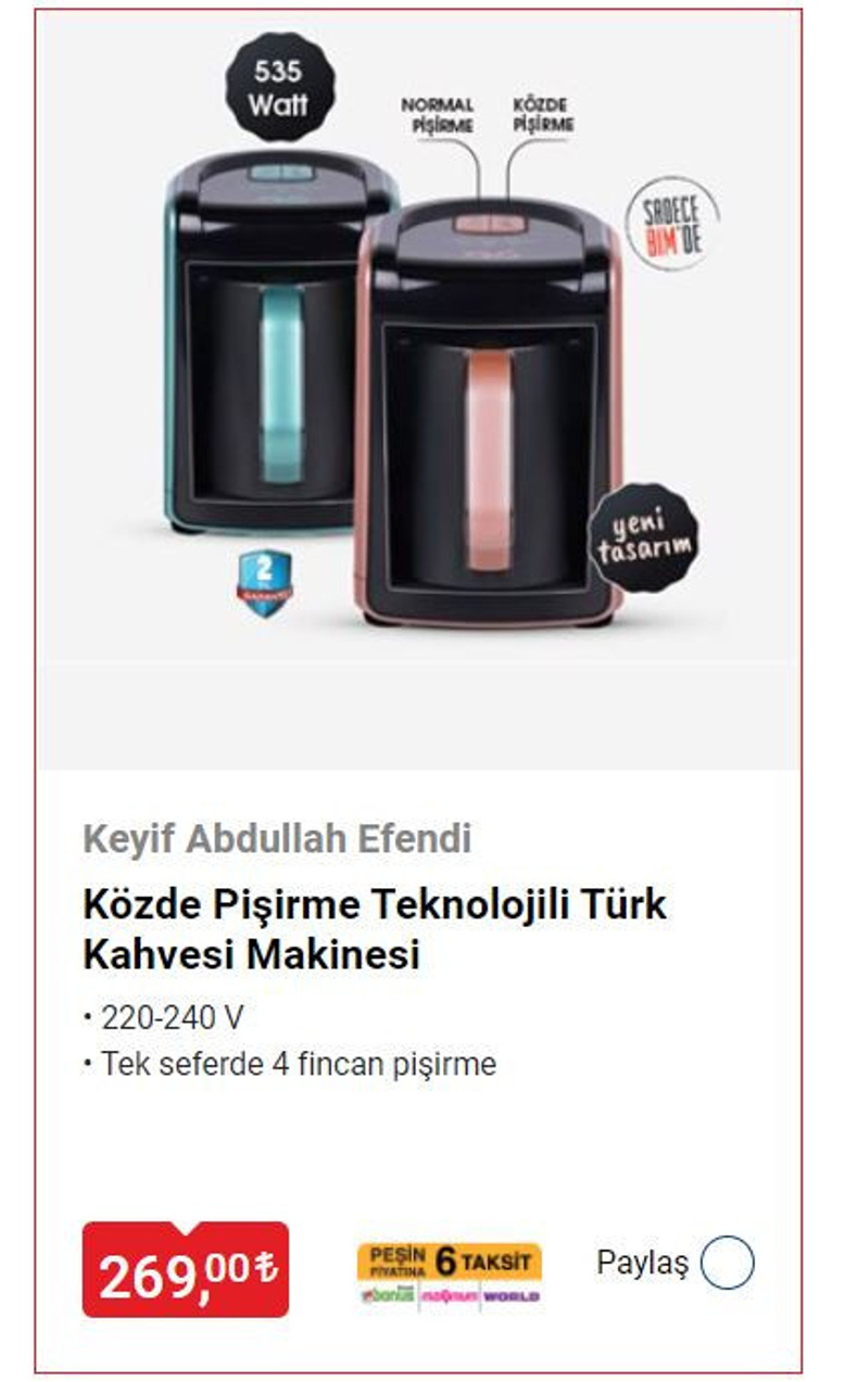 7 Mayıs - BİM mağazalarında elektronik ürün fırsatları! - Resim : 2