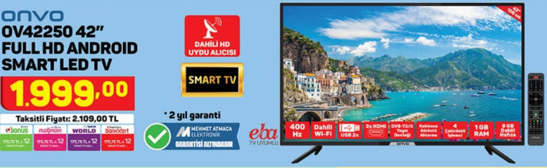 A101 - 18 Mart 2021 - Uygun fiyatlı TV, tablet ve telefon fırsatı! - Resim : 2