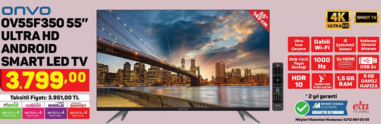 A101 - 22 Nisan 2021 - Uygun fiyatlı TV ve telefon fırsatı! - Resim : 2