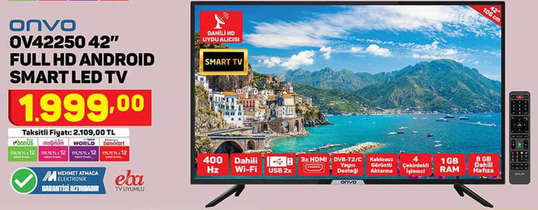 A101 21 Ocak 2021 - Uygun fiyatlı TV ve telefon fırsatı! - Resim : 2