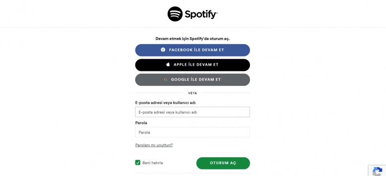 Spotify'a giriş yapmak artık çok kolay! - Resim : 1