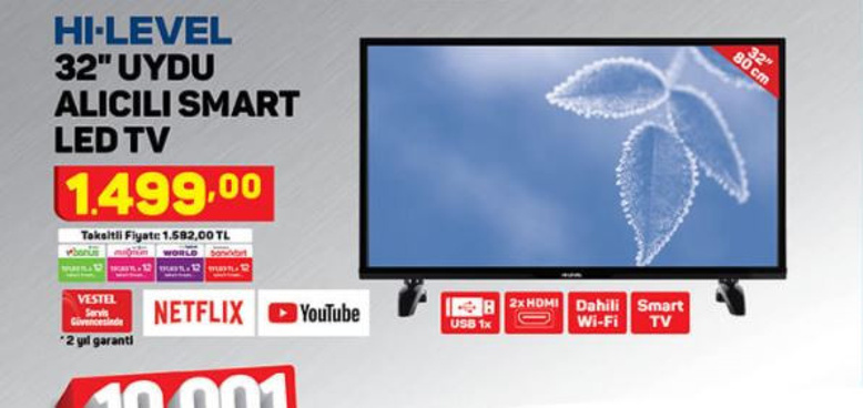 A101 - 1 Nisan 2021 - Uygun fiyatlı TV ve telefon fırsatı! - Resim : 3