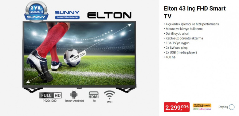 12 Şubat 2021 - BİM mağazalarında uygun fiyatlı elektronik ürünler! - Resim : 1