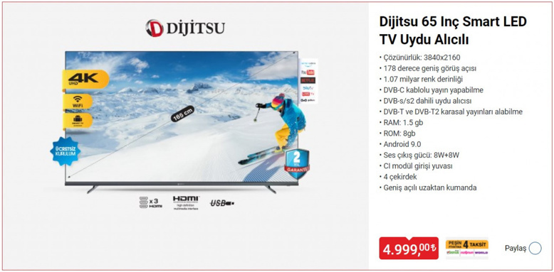 BİM mağazalarında TV ve akıllı bileklik fırsatı! - 27 Ocak 2021 - Resim : 1