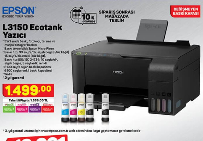 A101 - 29 Nisan 2021 - Uygun fiyatlı TV, telefon ve yazıcı fırsatı! - Resim : 4