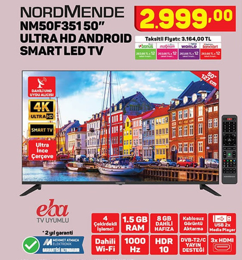 A101 11 Şubat 2021 - Uygun fiyatlı TV ve telefon fırsatı! - Resim : 2