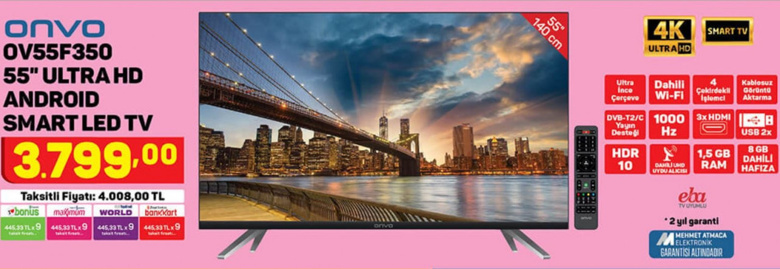 A101 çıldırdı! Uygun fiyatlı TV ve akıllı telefon fırsatı! - 25 Kasım 2021 - Resim : 2