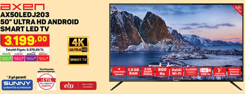 A101 - Uygun fiyatlı TV, akıllı telefon ve tablet fırsatı! - 21 Ekim 2021 - Resim : 2