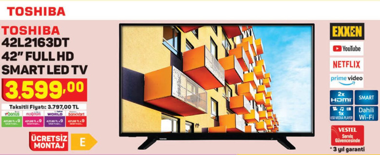 A101 uygun fiyatlı TV ve akıllı telefon fırsatı! - 16 Aralık 2021 - Resim : 2