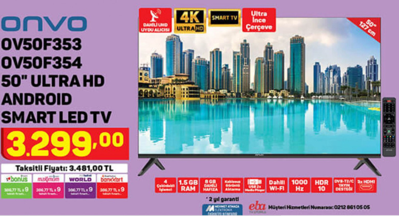 A101 - Uygun fiyatlı TV ve akıllı telefon fırsatı! - 11 Kasım 2021 - Resim : 2