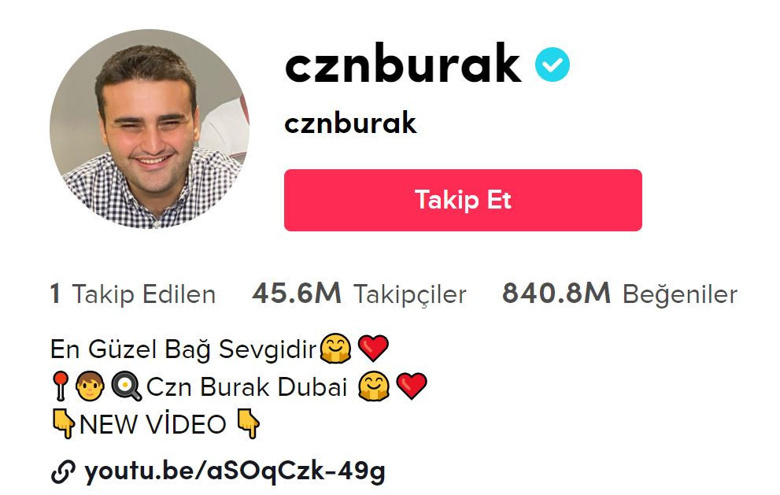 Türkiye'nin en çok takip edilen 10 TikTok fenomeni! Şaşırabilirsiniz! - Resim : 1