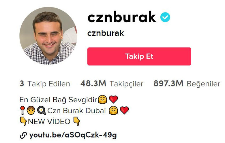 En çok takipçisi olan 10 Türk TikTok Fenomeni! - Ekim 2021 - Resim : 1