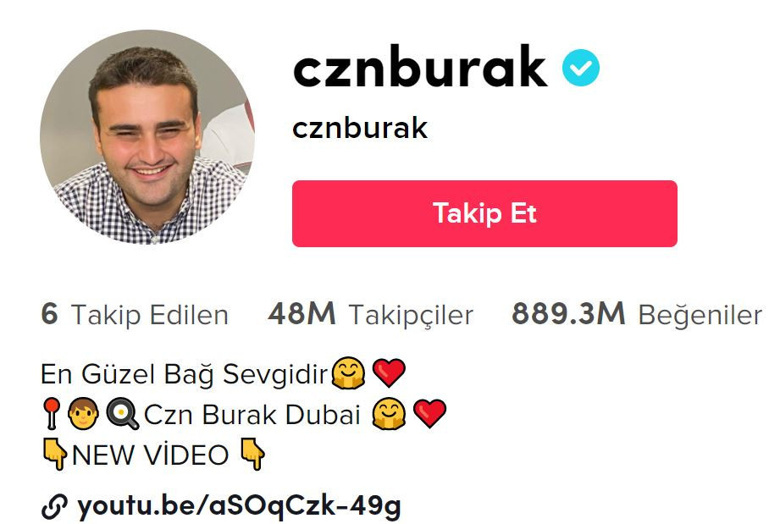 TikTok'da en çok takipçisi olan 10 Türk! - Eylül 2021 - Resim : 1