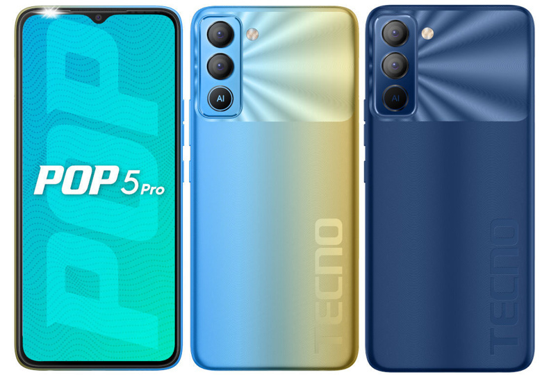 Tecno Pop 5 Pro 6.000 mAh pil ile duyuruldu! İşte tüm özellikleri ve fiyatı! - Resim : 1