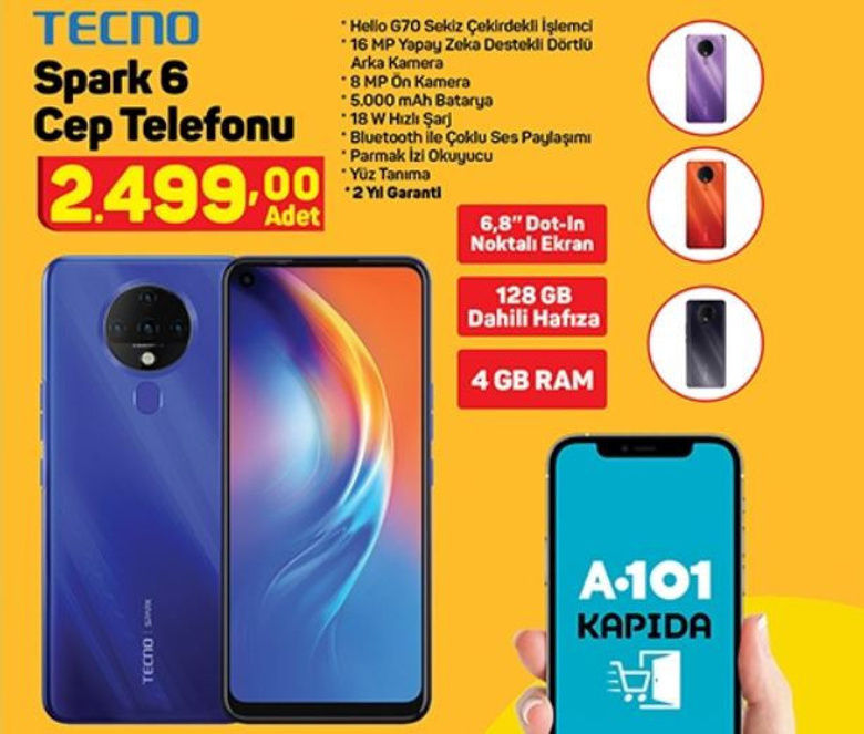 A101'den yine uygun fiyatlı TV ve akıllı telefon fırsatı! - 2 Aralık 2021 - Resim : 4