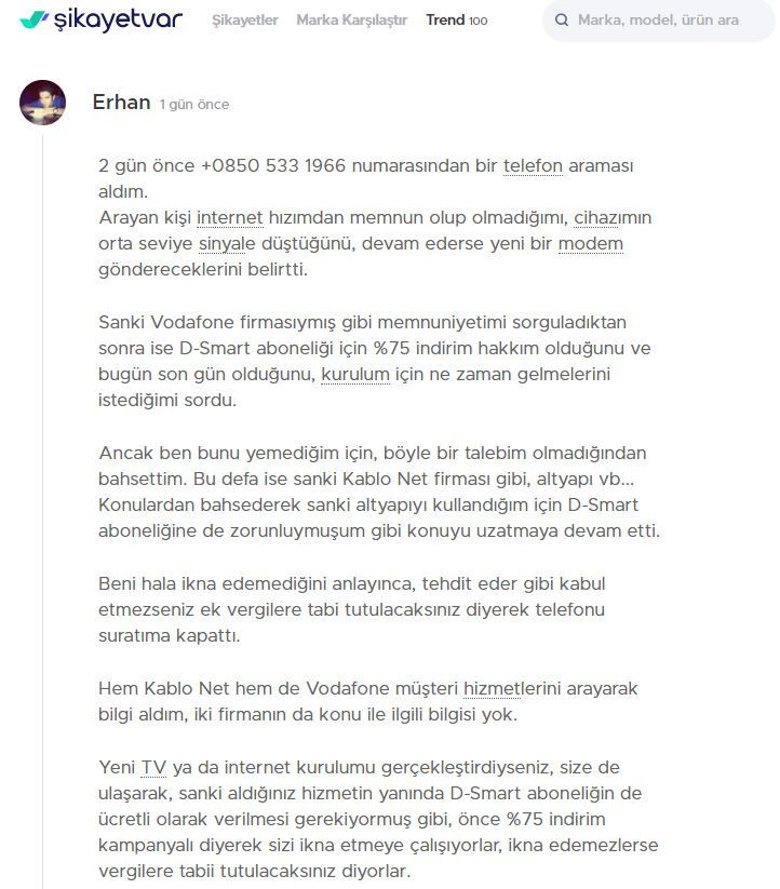 D-Smart skandalı! Müşteriye ''geri zekalı'' ifadesi! - Resim : 1