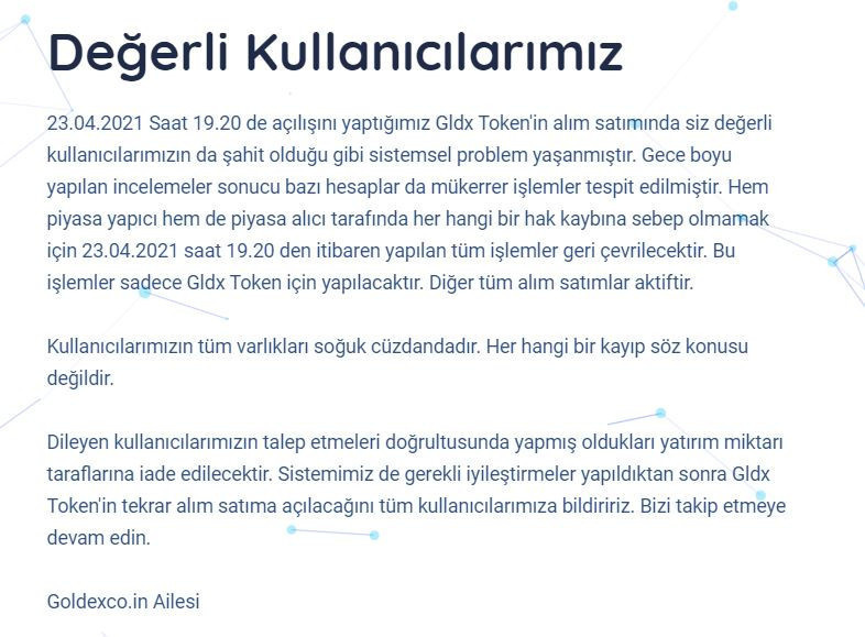 Bir kripto para borsasına daha erişim sağlanamıyor! - Resim : 1