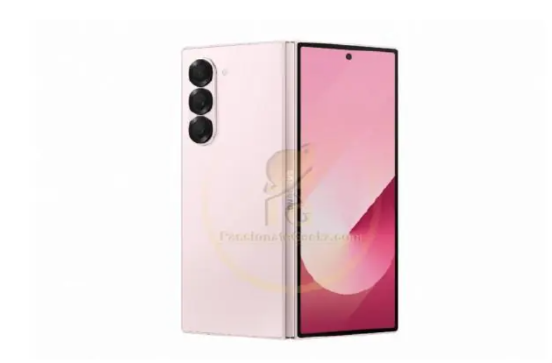 Samsung Galaxy Z Fold6 pembe renk seçeneğiyle sızdırıldı - Resim : 1