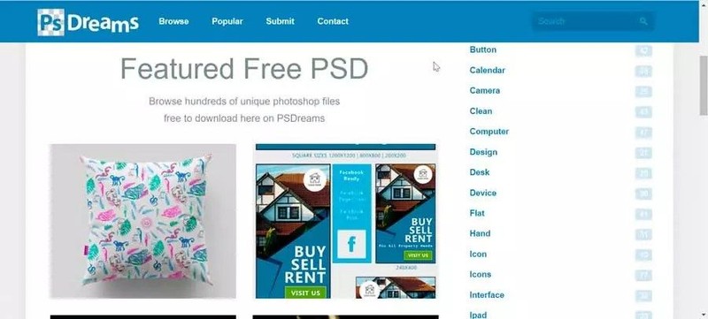 Photoshop için ücretsiz PSD şablonları indirebileceğiniz web siteleri! - Resim: 6