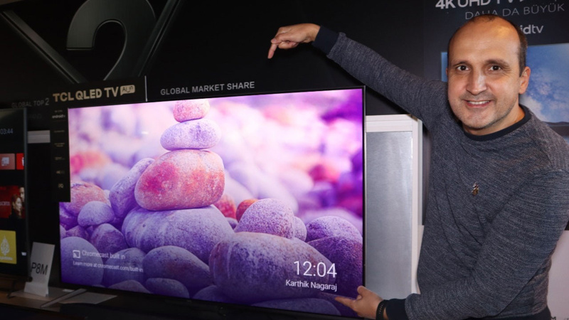 Bu televizyon Türkiye'de üretiliyor TCL C715 QLED - Resim : 1