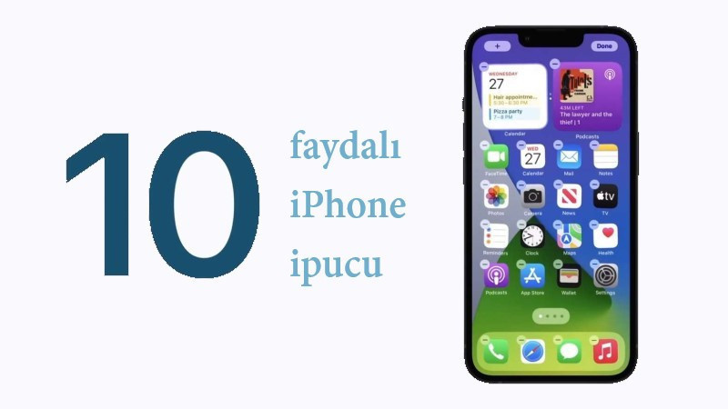 Apple iPhone için 10 yararlı ipucu! - Resim : 1