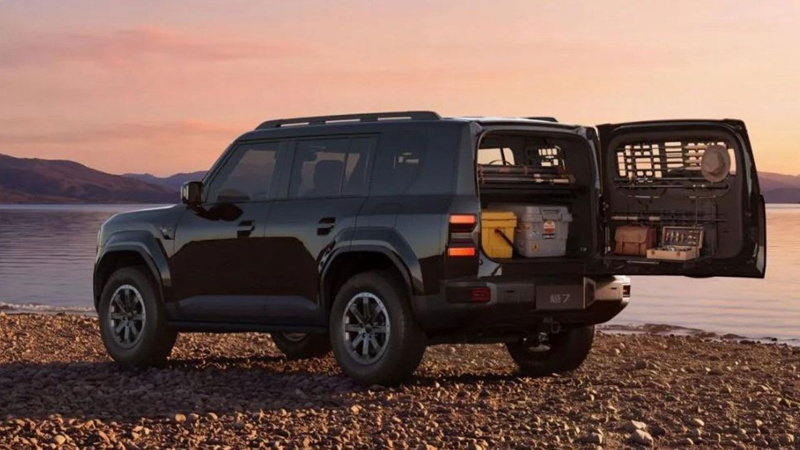 Defender ve Land Cruiser esintisi: Çinli GAC Yue 7 sahnede - Resim: 3