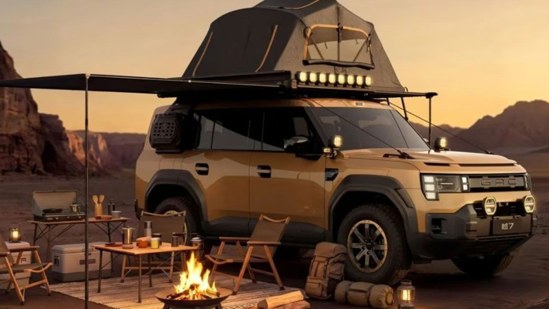 Defender ve Land Cruiser esintisi: Çinli GAC Yue 7 sahnede - Resim: 7