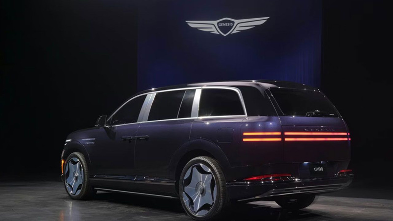 Lüks elektrikli Genesis GV90 görücüye çıkarıldı - Resim: 10