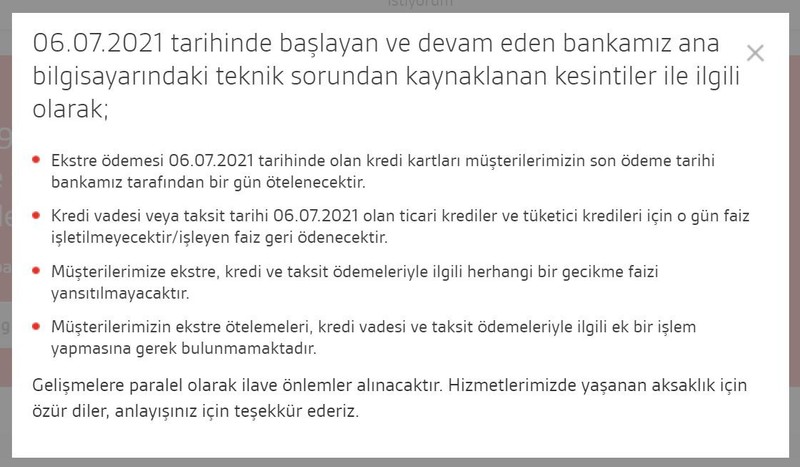 Akbank internet ve mobil şube sorunları devam ediyor! - Resim : 1