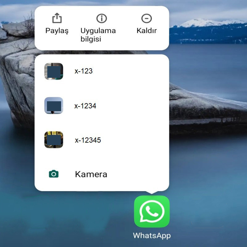 WhatsApp uygulama simgesine basılı tutarsanız ne olur? - Resim : 1