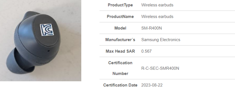 Yaklaşan Samsung Galaxy Buds bir sertifikasyon sitesinde görüntülendi - Resim : 1