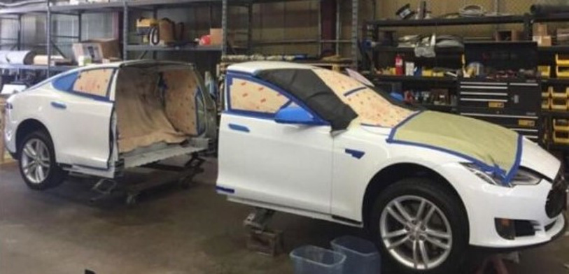 Limuzin yapılan Tesla Ebay’de satışa çıkarıldı - Resim : 1