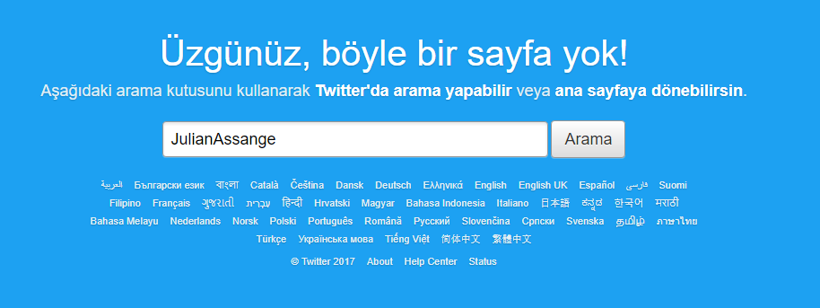 Julian Assange'ın Twitter hesabı gizemli bir şekilde silindi - Resim : 1