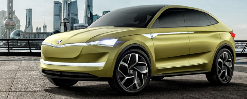 Skoda Vision E Şangay'da tanıtılacak - Resim : 1