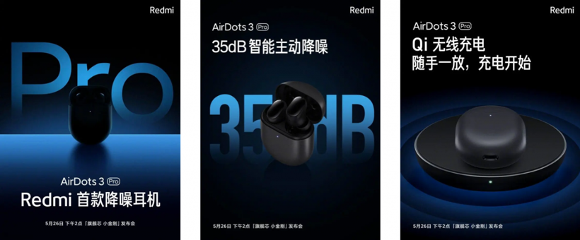 Redmi AirDots 3 Pro uygun fiyatı ile AirPods Pro'ya kök söktürecek - Resim : 1