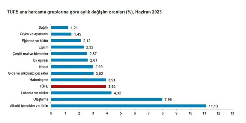 Haziran ayı enflasyon rakamları açıklandı - Resim : 2