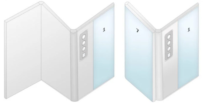 Huawei, bu yıl üç katlanabilir ekranlı bir telefon üzerinde çalışıyor - Resim : 1