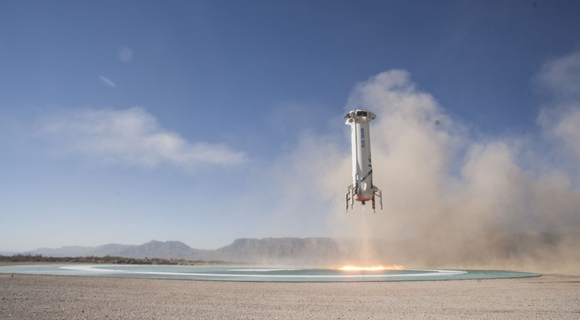 Blue Origin kapsülü ilk uçuşunu gerçekleştirdi - Resim : 2