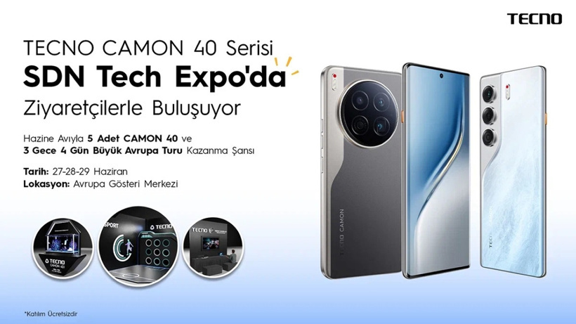 TECNO, CAMON 40 Premier 5G ve CAMON 40 Pro 5G Türkiye lansmanına geri sayım başladı!