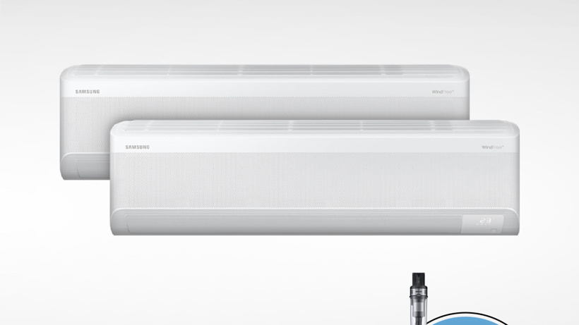 Samsung WindFree™ Split Klimalarda 2’li alımda JET 75 Dikey süpürge hediye!