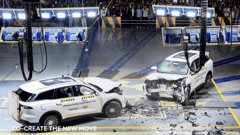 Chery’nin Yeni Amiral Gemisi 15 Dereceli Çarpışmada Yüksek Güvenlik Özellikleriyle Kendini Kanıtladı