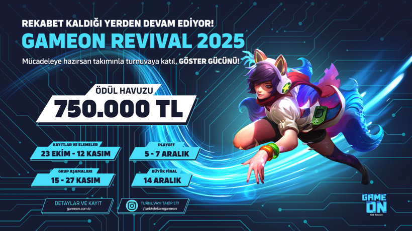 GAMEON Revival 2025 ile rekabet kaldığı yerden devam ediyor