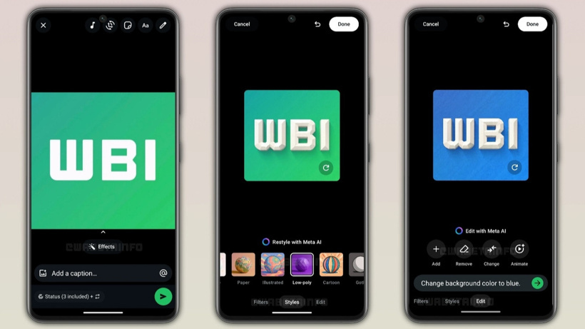 WhatsApp'tan bir, yapay zekâ güncellemesi daha