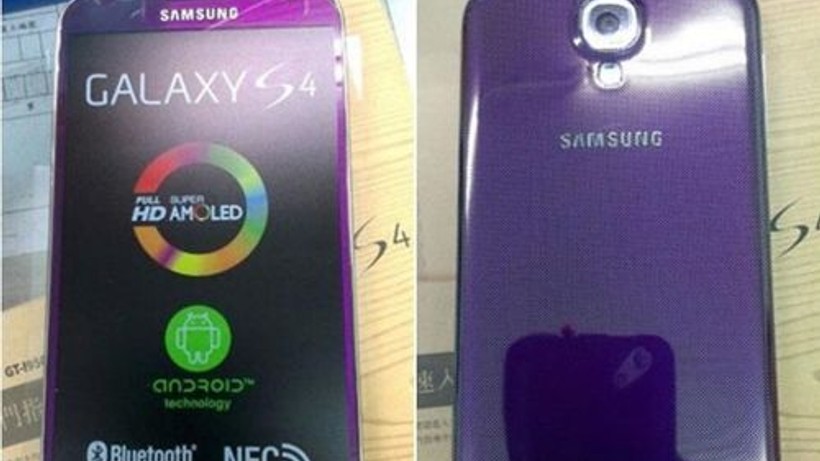 Galaxy S4'e mor seçeneği geliyor