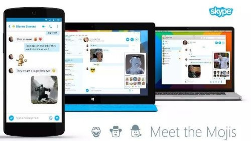 Skype tüm platformlardaki uygulamasına 'Mojis' özelliği ekledi!