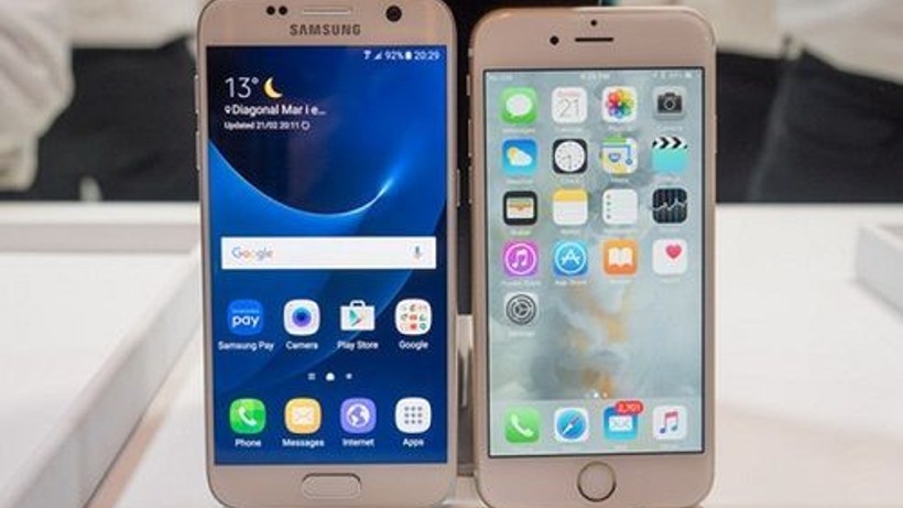 Galaxy S7 ve iPhone 6S sağlamlık testinde kapışıyor (Video)