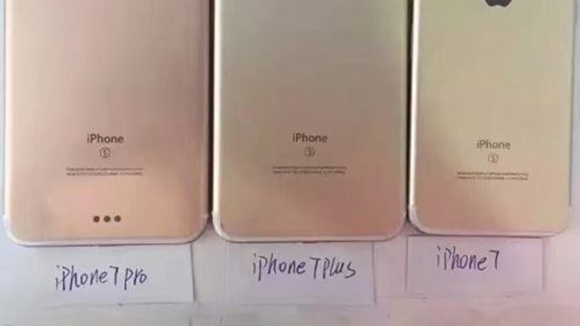 Üçlü iPhone 7 yine ortaya çıktı