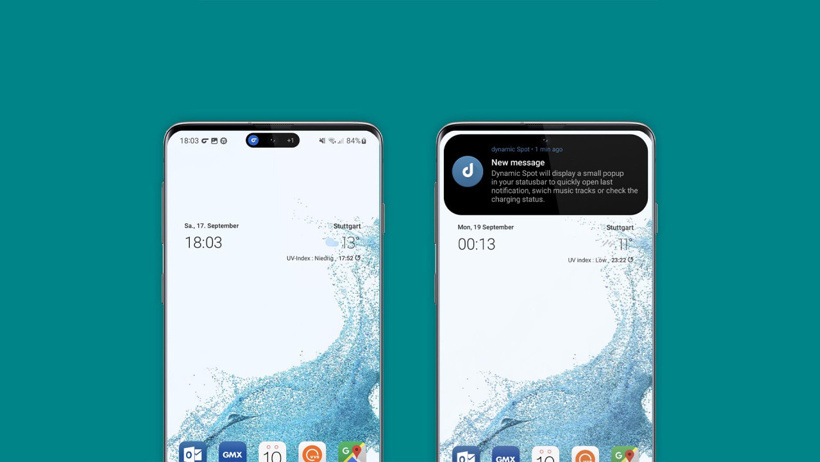 iPhone 14 Pro 'Dynamic Island' özelliği Android cihazlara geldi - Resim : 1