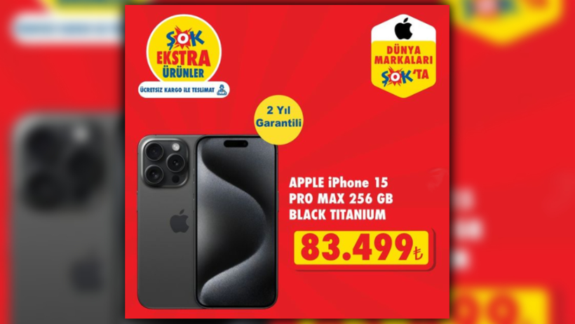 Türkiye'nin en büyük zincir marketlerinden biri uygun fiyata iPhone 15 Pro Max satacak! - Resim : 1